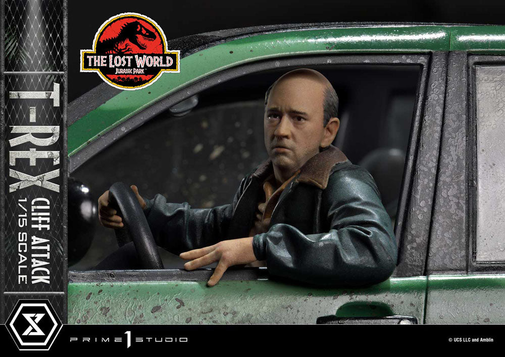 Jurassic World: The Lost World Estatua 1/15 T-Rex Cliff Attack 53 cm