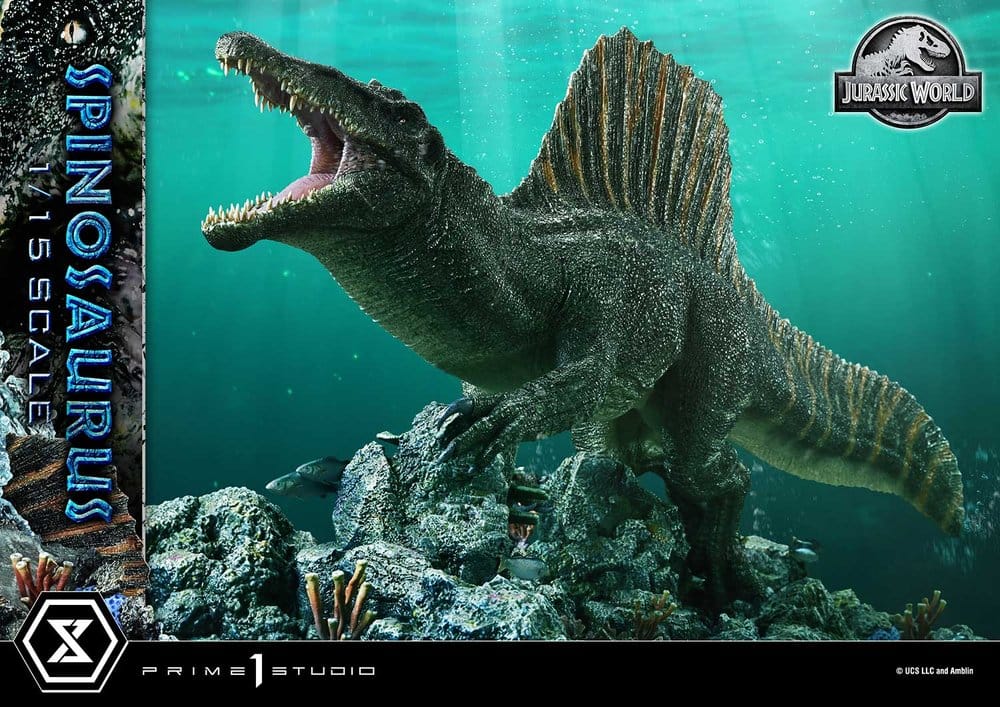 Jurassic World: el renacer (Película) Legacy Museum Collection Estatua 1/15 Spinosaurus 39 cm