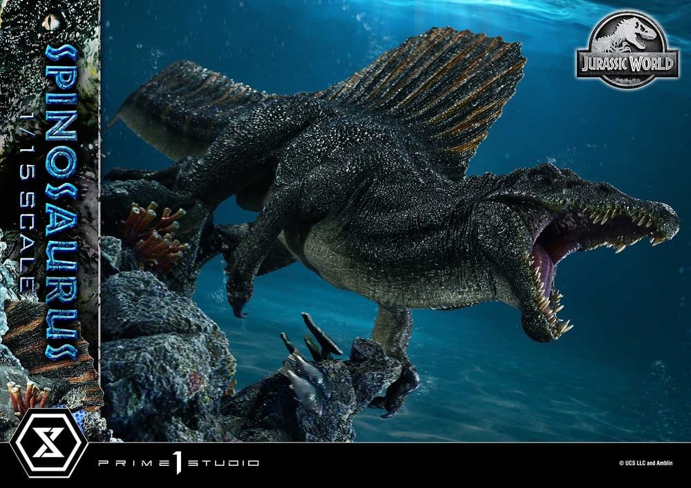 Jurassic World: el renacer (Película) Legacy Museum Collection Estatua 1/15 Spinosaurus 39 cm