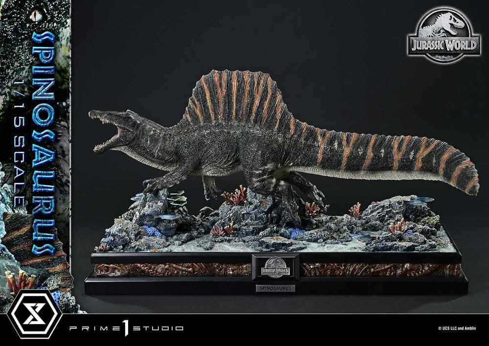 Jurassic World: el renacer (Película) Legacy Museum Collection Estatua 1/15 Spinosaurus 39 cm