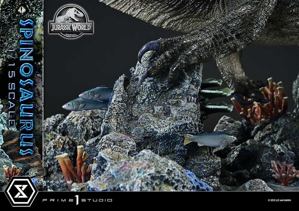 Jurassic World: el renacer (Película) Legacy Museum Collection Estatua 1/15 Spinosaurus 39 cm