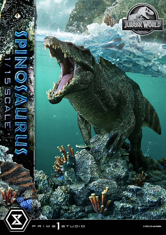 Jurassic World: el renacer (Película) Legacy Museum Collection Estatua 1/15 Spinosaurus Bonus Version 39 cm