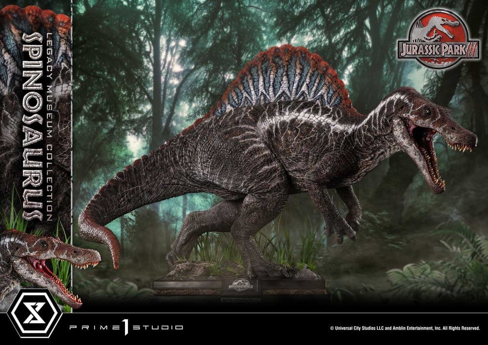 Jurassic Park Legacy Museum Collection Estatua 1/6 Spinosaurus Bonus Version 134 cm