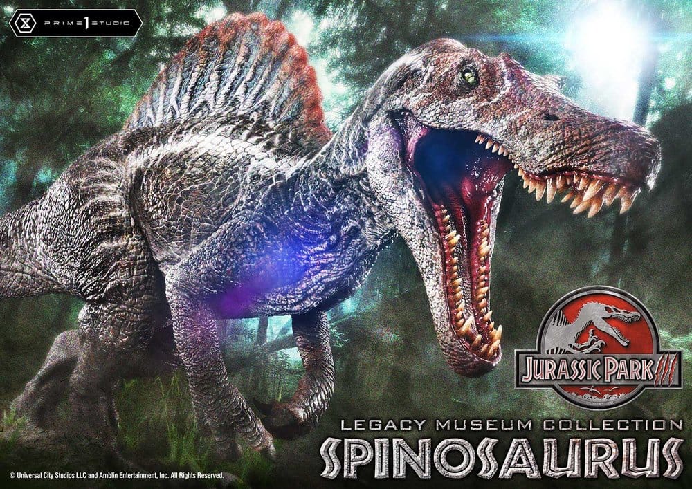 Jurassic Park Legacy Museum Collection Estatua 1/6 Spinosaurus Bonus Version 134 cm