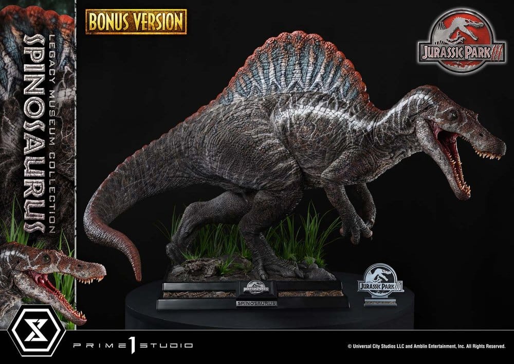 Jurassic Park Legacy Museum Collection Estatua 1/6 Spinosaurus Bonus Version 134 cm