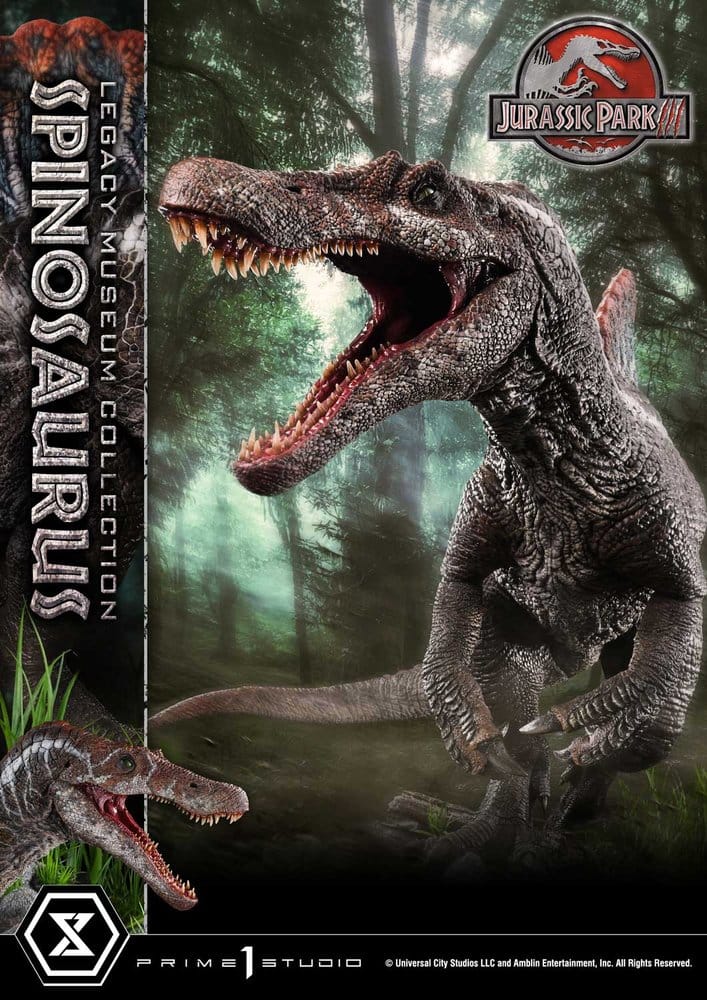 Jurassic Park Legacy Museum Collection Estatua 1/6 Spinosaurus Bonus Version 134 cm
