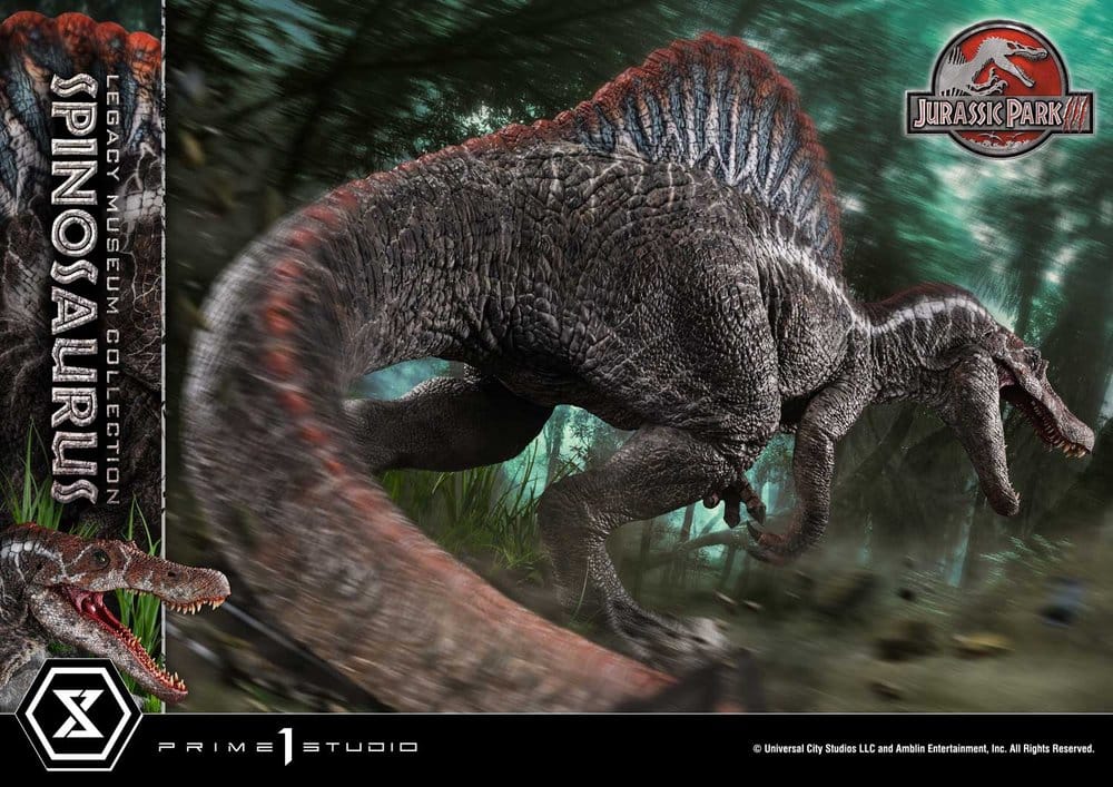 Jurassic Park Legacy Museum Collection Estatua 1/6 Spinosaurus Bonus Version 134 cm