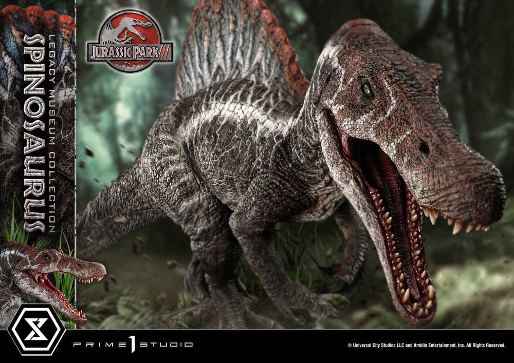 Jurassic Park Legacy Museum Collection Estatua 1/6 Spinosaurus Bonus Version 134 cm