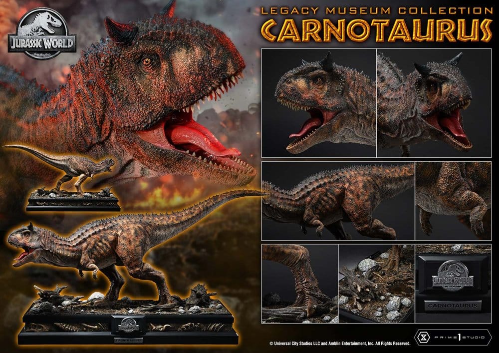 Jurassic World: Fallen Kingdom Legacy Museum Collection Estatua 1/15 Carnotaurus 38 cm