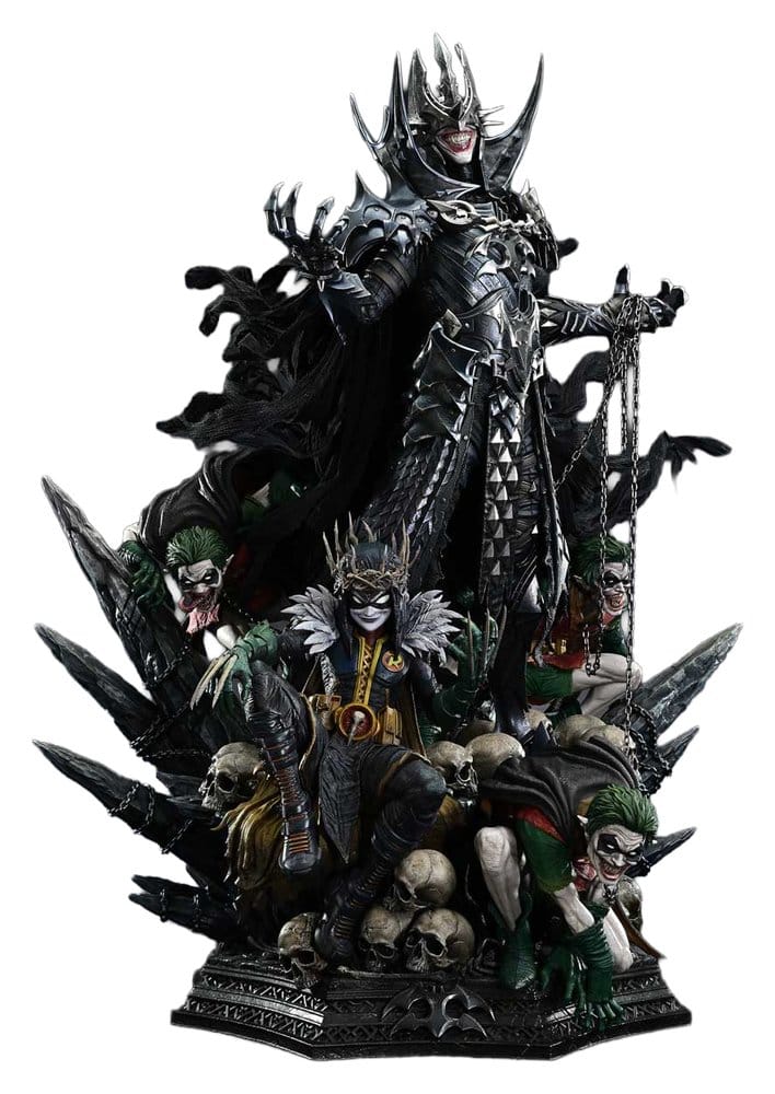DC Comics Museum Masterline Statue 1/3 Dark Nights: Death Metal The Batman Who Laughs & Robin King Deluxe Version 85 cm Frikytopia