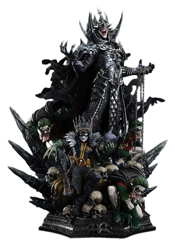 DC Comics Museum Masterline Statue 1/3 Dark Nights: Death Metal The Batman Who Laughs & Robin King DX Bonus 85 cm Frikytopia