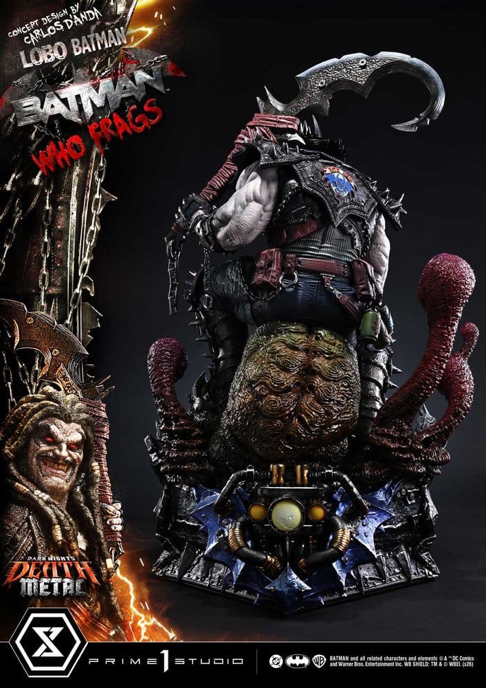 Dark Nights: Death Metal Museum Masterline Estatua 1/3 Lobo Batman: Batman Who Frags 81 cm