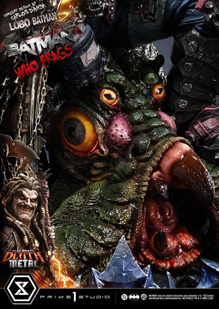 Dark Nights: Death Metal Museum Masterline Estatua 1/3 Lobo Batman: Batman Who Frags 81 cm