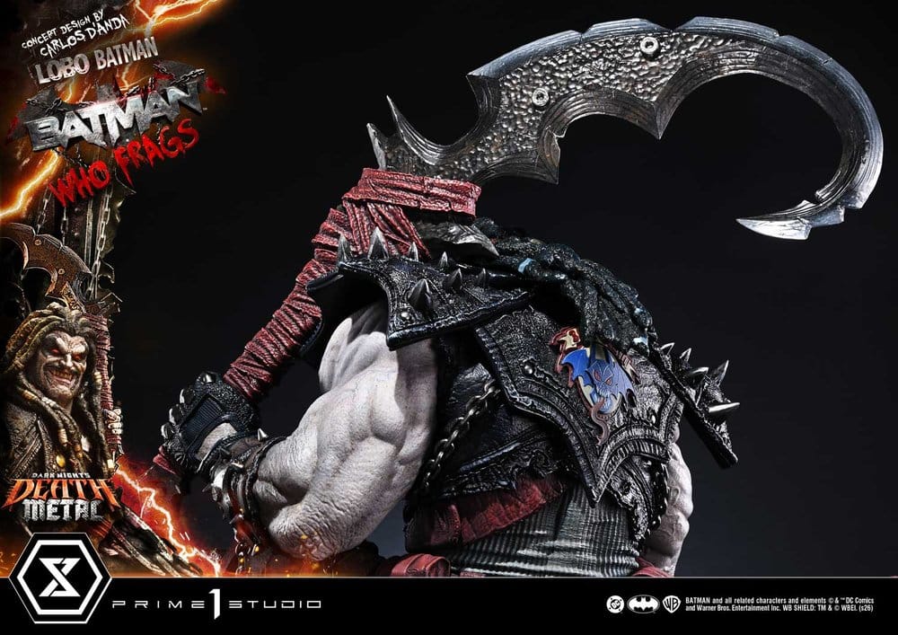 Dark Nights: Death Metal Museum Masterline Estatua 1/3 Lobo Batman: Batman Who Frags 81 cm