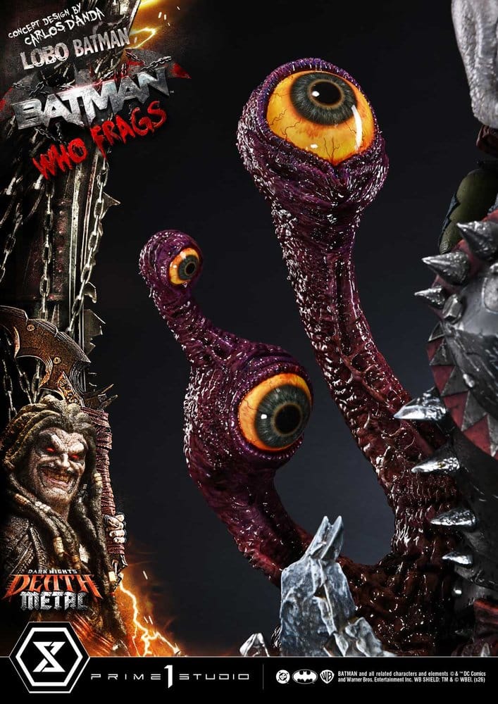 Dark Nights: Death Metal Museum Masterline Estatua 1/3 Lobo Batman: Batman Who Frags Deluxe Version 81 cm