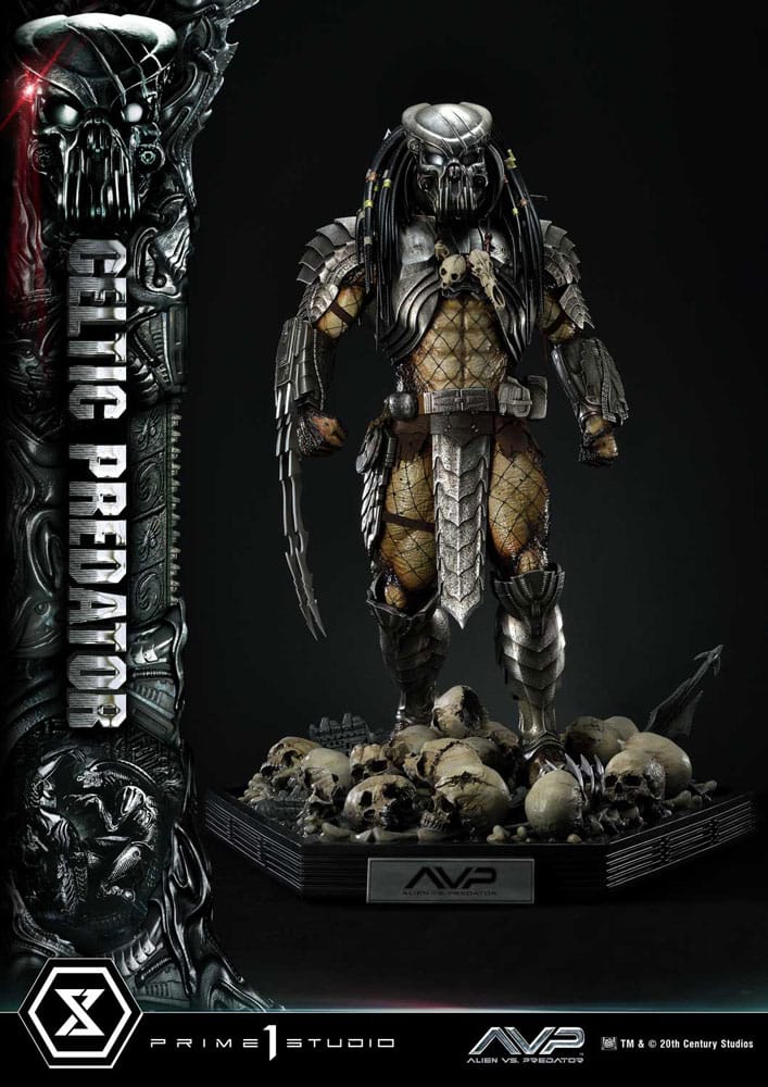The Alien vs. Predator Estatua Museum Masterline Series 1/3 Celtic Predator 95 cm Frikytopia