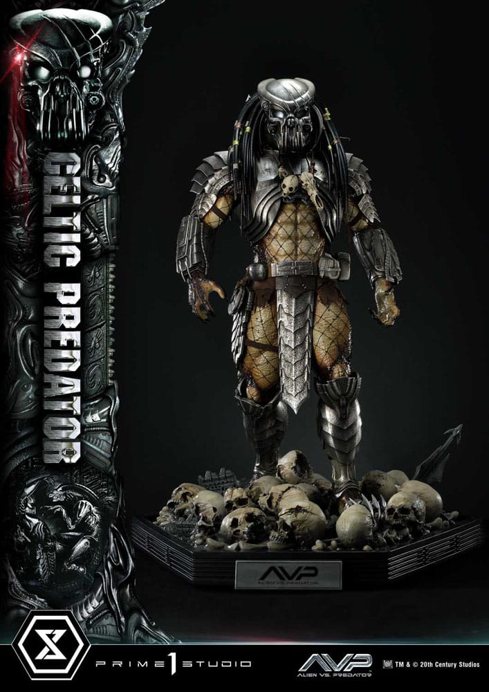 The Alien vs. Predator Estatua Museum Masterline Series 1/3 Celtic Predator 95 cm
