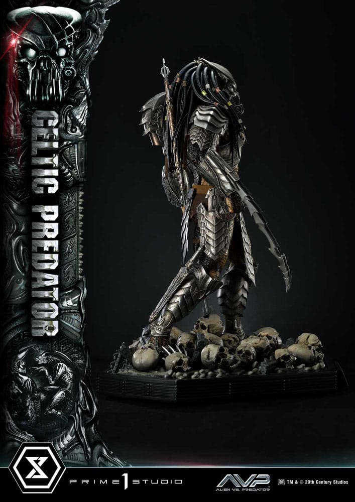 The Alien vs. Predator Estatua Museum Masterline Series 1/3 Celtic Predator 95 cm
