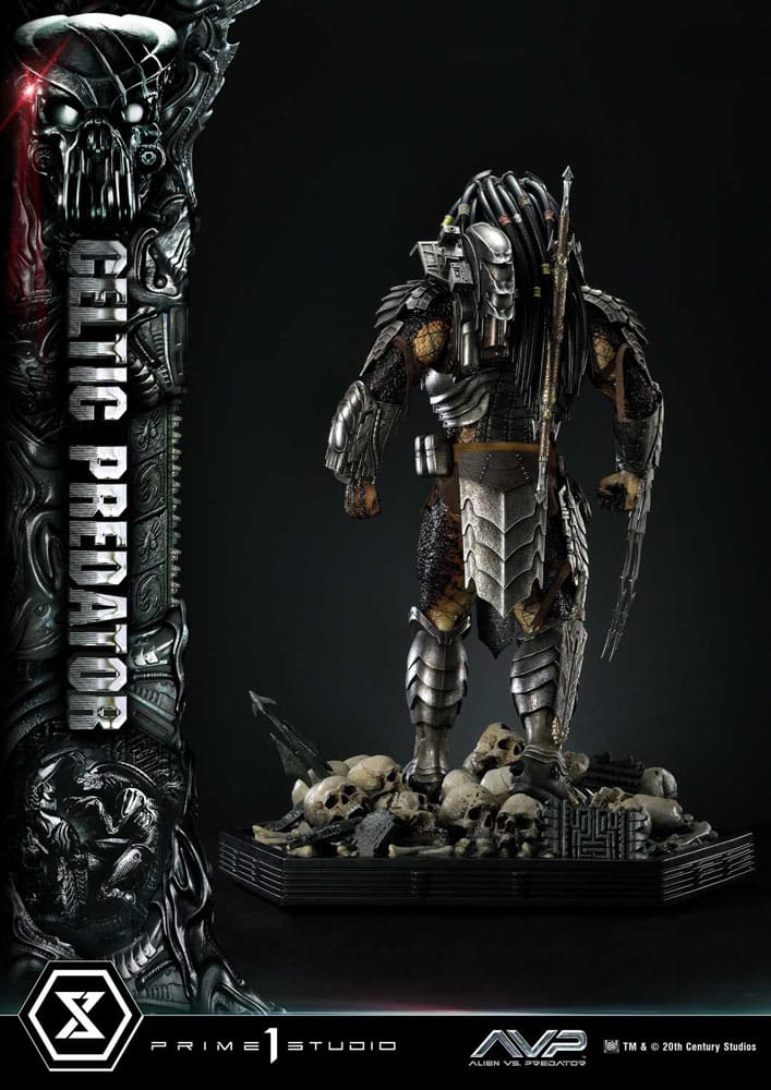 The Alien vs. Predator Estatua Museum Masterline Series 1/3 Celtic Predator 95 cm