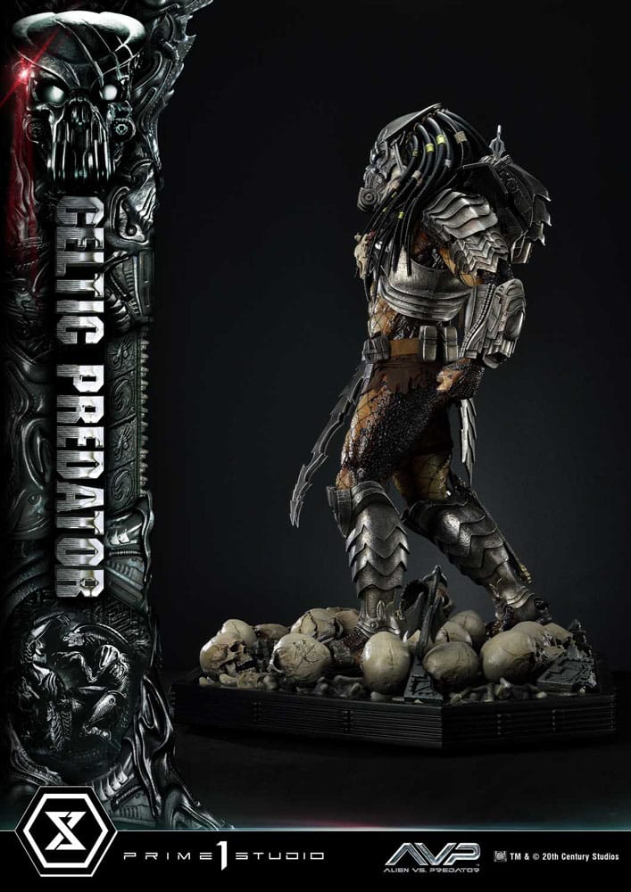 The Alien vs. Predator Estatua Museum Masterline Series 1/3 Celtic Predator 95 cm