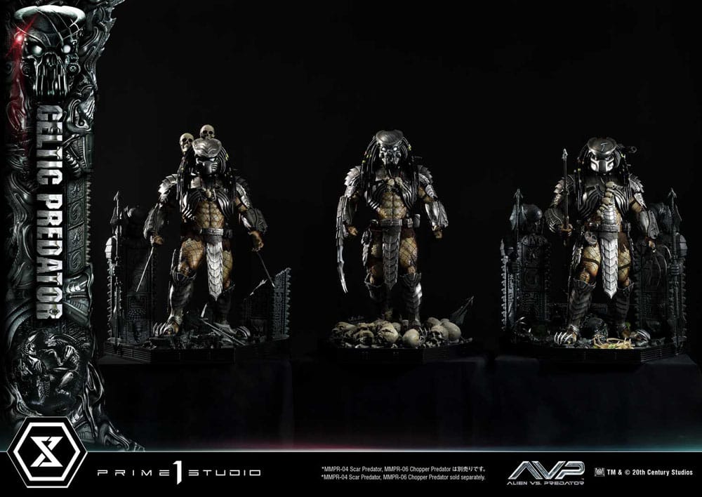 The Alien vs. Predator Estatua Museum Masterline Series 1/3 Celtic Predator 95 cm