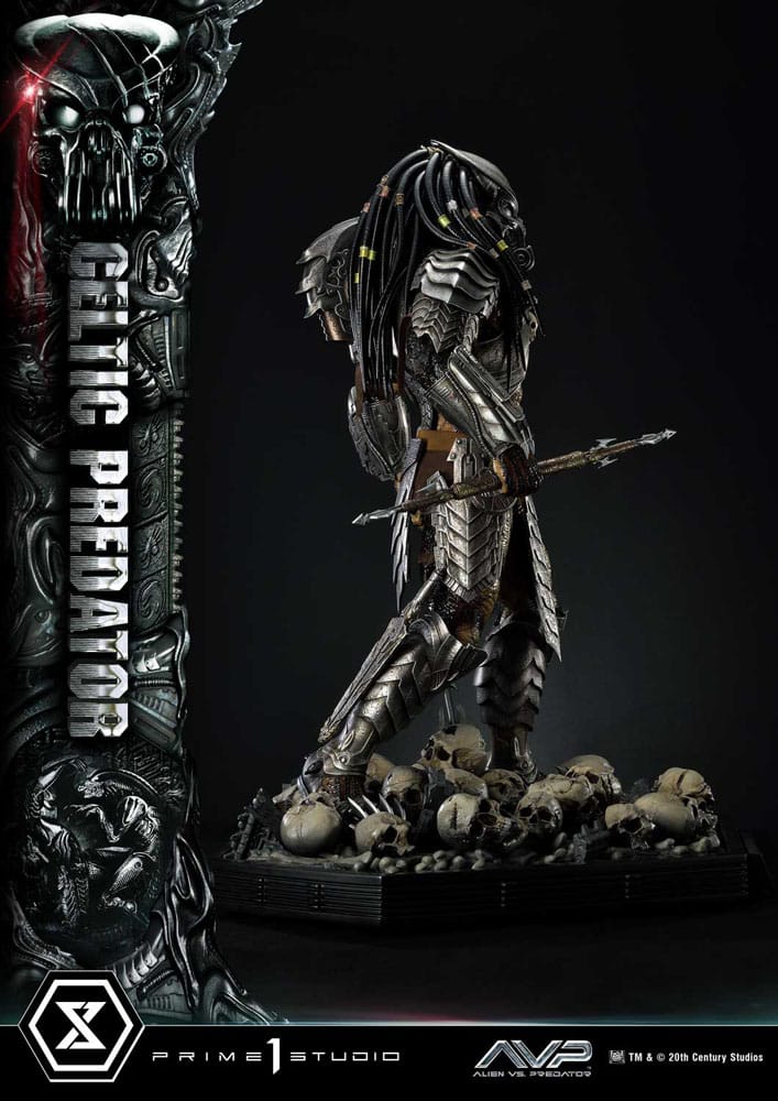 The Alien vs. Predator Estatua Museum Masterline Series 1/3 Celtic Predator 95 cm