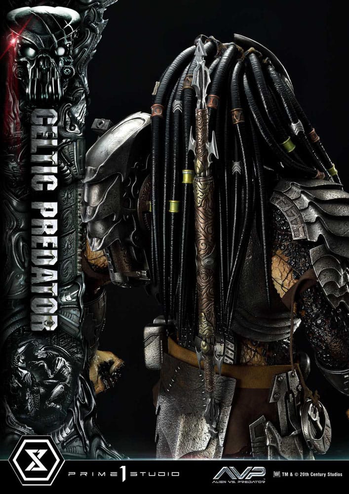 The Alien vs. Predator Estatua Museum Masterline Series 1/3 Celtic Predator 95 cm