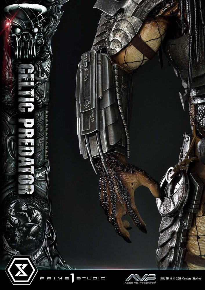 The Alien vs. Predator Estatua Museum Masterline Series 1/3 Celtic Predator 95 cm