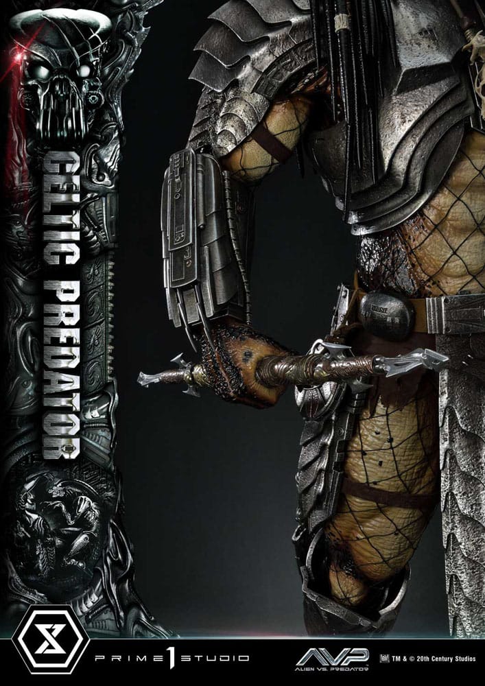 The Alien vs. Predator Estatua Museum Masterline Series 1/3 Celtic Predator 95 cm