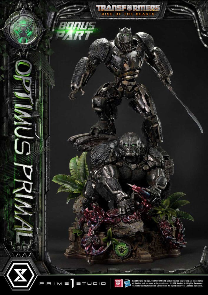 Transformers: Rise of the Beasts Museum Masterline Estatua Optimus Primal Ultimate Bonus Version 72 cm