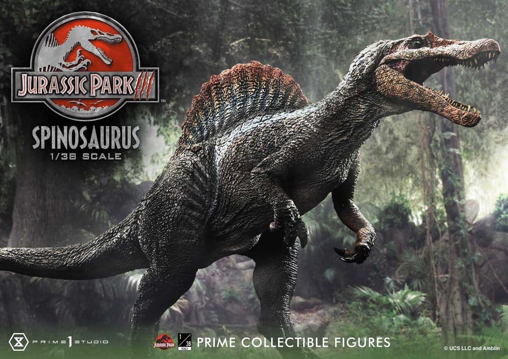 Jurassic Park III (Film) Prime Collectible Figures Estatua 1/38 Spinosaurus 24 cm