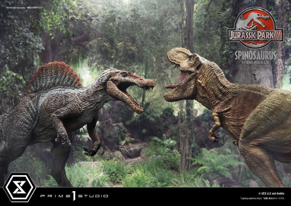 Jurassic Park III (Film) Prime Collectible Figures Estatua 1/38 Spinosaurus 24 cm