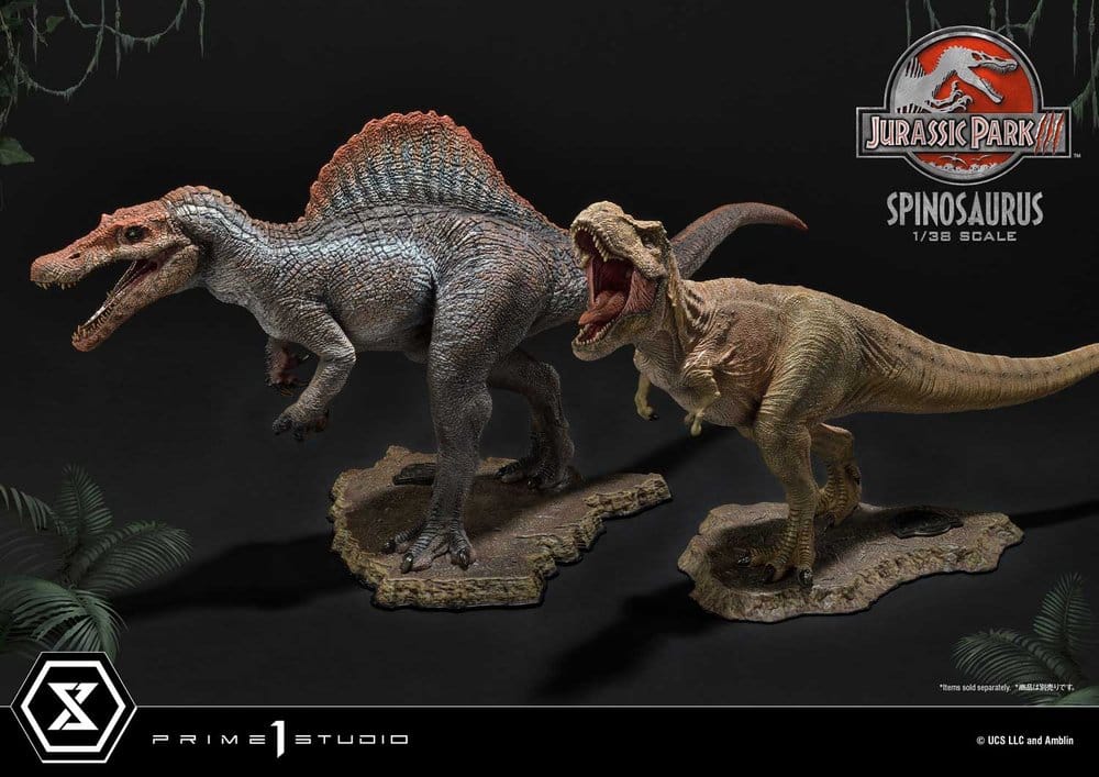Jurassic Park III (Film) Prime Collectible Figures Estatua 1/38 Spinosaurus 24 cm