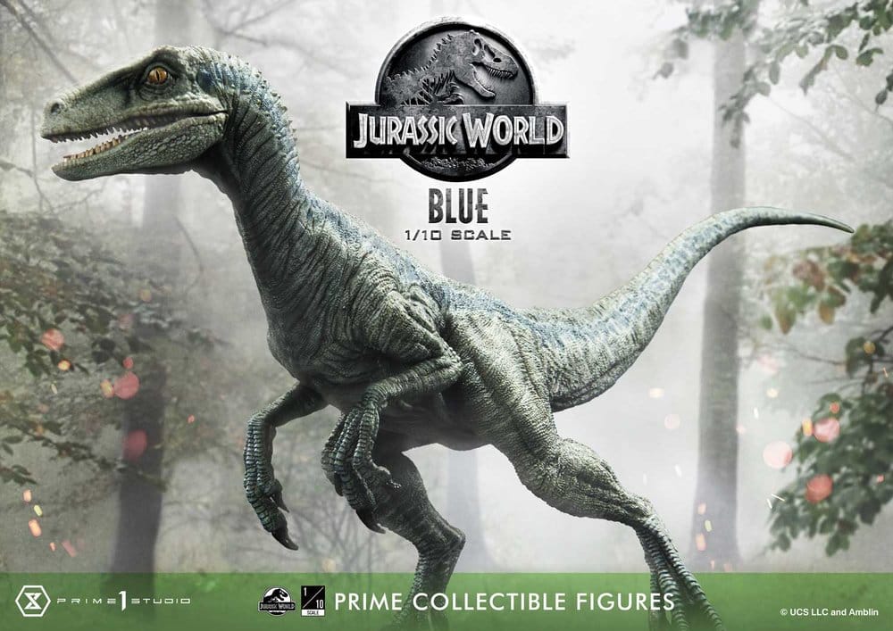 Jurassic World (Film) Prime Collectible Figures Estatua 1/10 Blue 17 cm