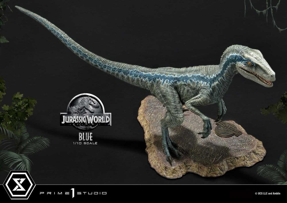 Jurassic World (Film) Prime Collectible Figures Estatua 1/10 Blue 17 cm