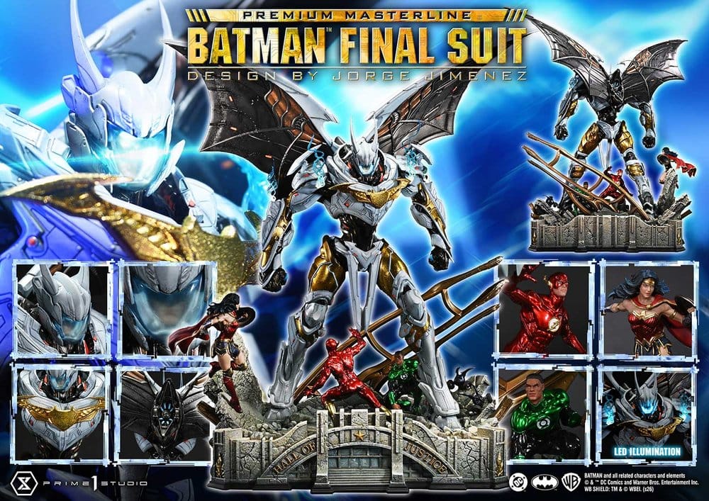 Justice League (Comics) Premium Masterline Estatua Batman Final Suit (Design by Jorge Jimenez) Bonus Version 67 cm