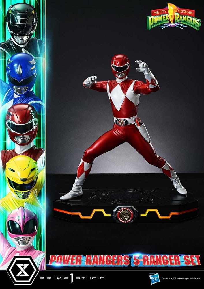 Mighty Morphin Power Rangers Premium Masterline Set de 5 Estatuas 1/4 57 cm