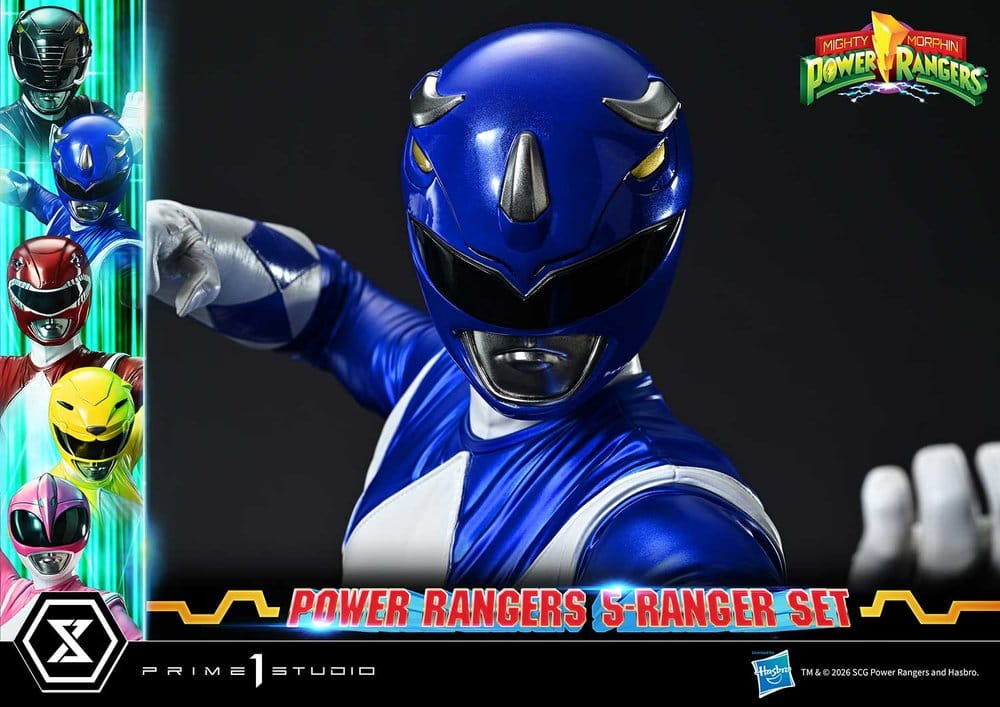 Mighty Morphin Power Rangers Premium Masterline Set de 5 Estatuas 1/4 57 cm
