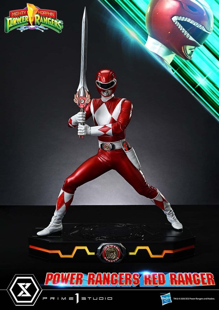 Mighty Morphin Power Rangers Premium Masterline Estatua 1/4 Red Ranger 62 cm Frikytopia