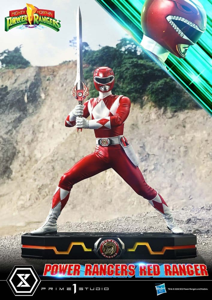 Mighty Morphin Power Rangers Premium Masterline Estatua 1/4 Red Ranger 62 cm