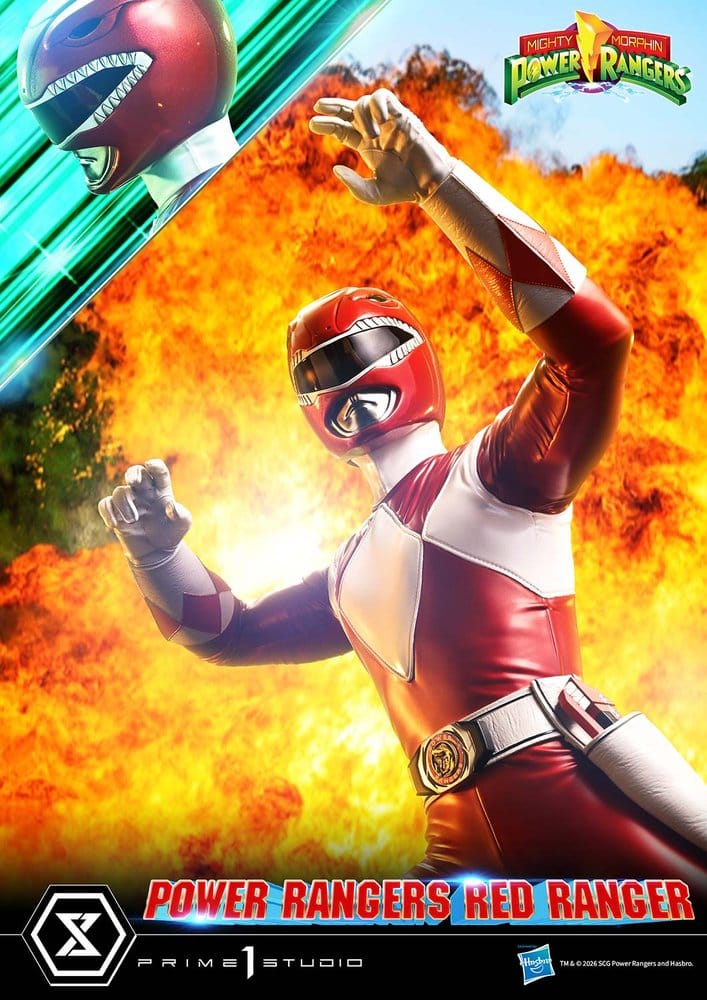 Mighty Morphin Power Rangers Premium Masterline Estatua 1/4 Red Ranger 62 cm