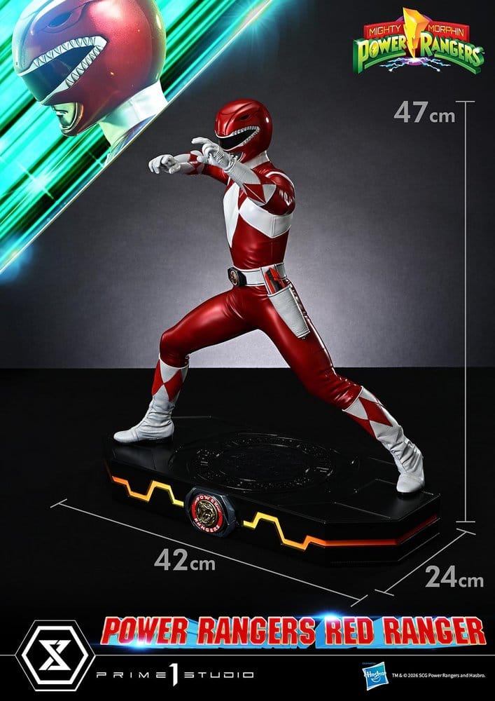 Mighty Morphin Power Rangers Premium Masterline Estatua 1/4 Red Ranger 62 cm