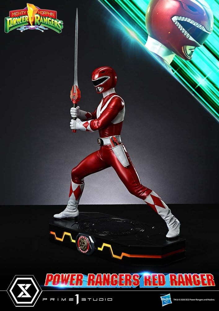 Mighty Morphin Power Rangers Premium Masterline Estatua 1/4 Red Ranger 62 cm