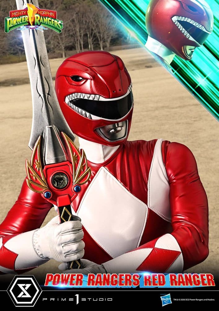 Mighty Morphin Power Rangers Premium Masterline Estatua 1/4 Red Ranger 62 cm