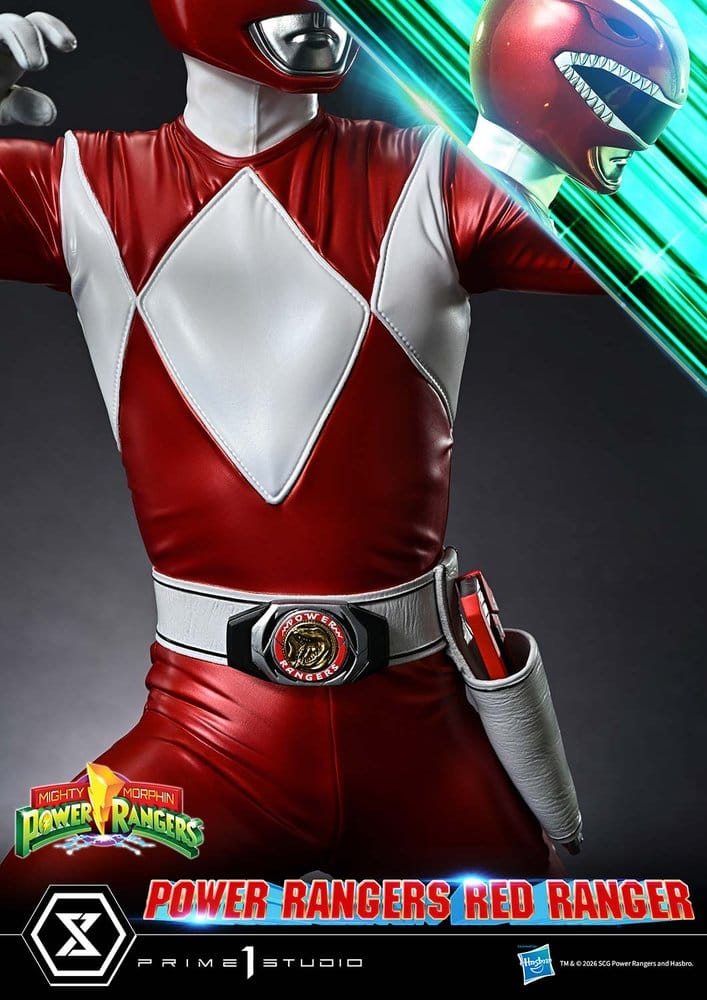 Mighty Morphin Power Rangers Premium Masterline Estatua 1/4 Red Ranger 62 cm