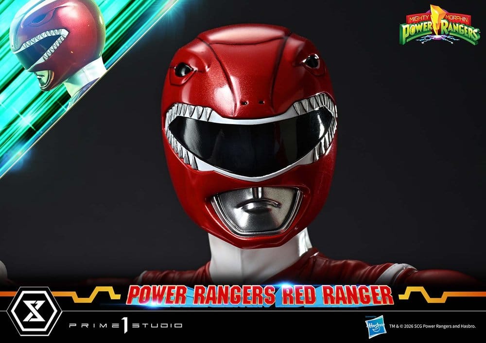 Mighty Morphin Power Rangers Premium Masterline Estatua 1/4 Red Ranger 62 cm