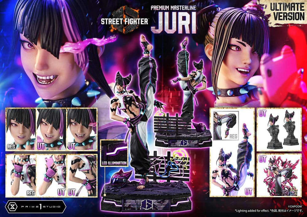 Street Fighter 6 Estatua Premium Masterline Series 1/4 Juri Ultimate Bonus Version 58 cm