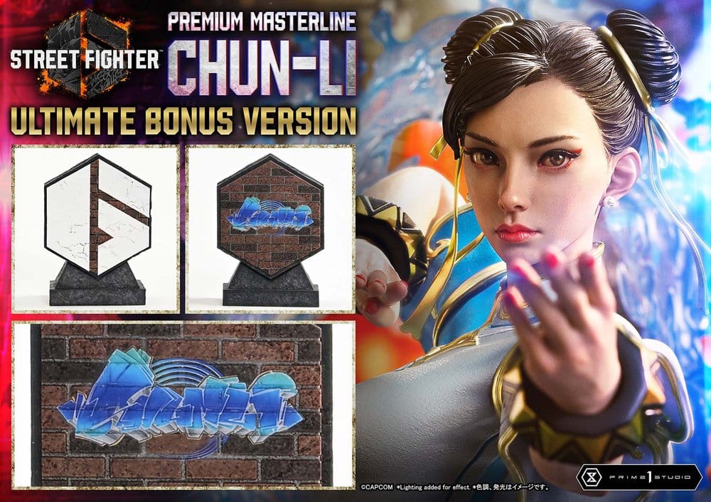 Street Fighter 6 Premium Masterline Estatua 1/4 Chun-Li Ultimate Bonus Version 69 cm