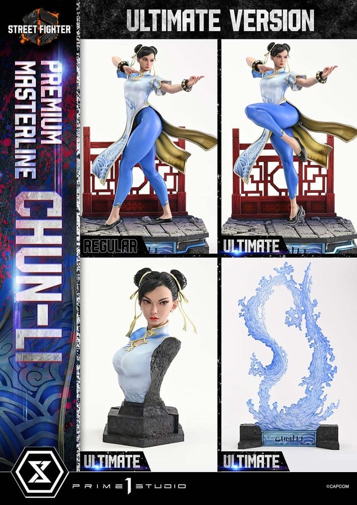 Street Fighter 6 Premium Masterline Estatua 1/4 Chun-Li Ultimate Bonus Version 69 cm