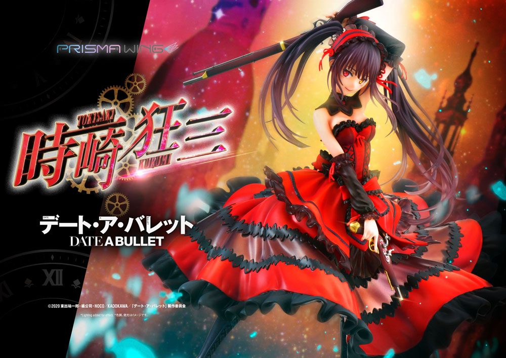 Date A Live Fragment: Date A Bullet Estatua PVC 1/7 Prisma Wing Kurumi Tokisaki 27 cm